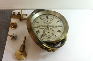 1850s Dent London Marine Chronometer In Good The Box Missing