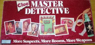 Clue Master Detective Vintage 1988 Parker Bros 100 Complete