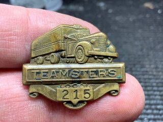 Teamsters Local 215 Indiana Vintage Rare Service Award Pin.