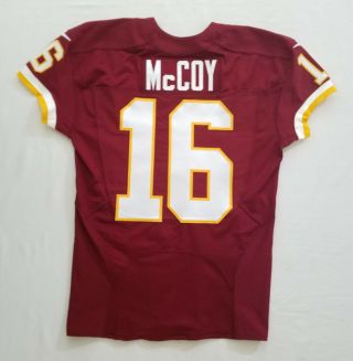 16 Colt Mccoy (qb) Of Washington Redskins Nfl Game Issued Jersey