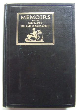 1928 Ltd.  Edition Memoirs Of The Count De Grammont By Count Anthony Hamilton