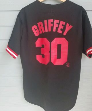 Vintage Ken Griffey Jr.  Baseball Jersey Cincinnati Reds Usa Made Size Large