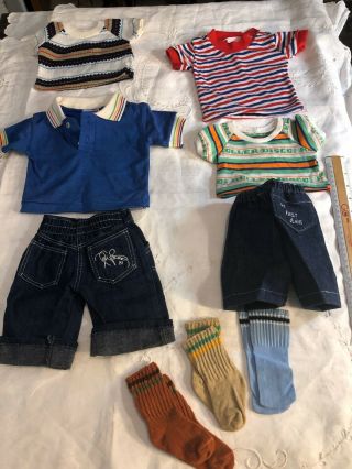 4 Sport T - Shirts 2 Jeans 3 Pairs Of Socks Fits Vintage Cabbage Patch Kids 80’s