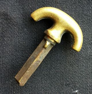 24 Available Antique Vintage Brass Door Thumb Turn Knob Doorknob Lock Key Latch