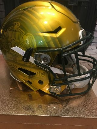 2016 Team Issued Notre Dame Game Shamrock Series Speedflex Helmet