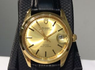 1972 Tudor 90501 Prince Oysterdate 35mm Y/g Plated Automatic Cal.  2784