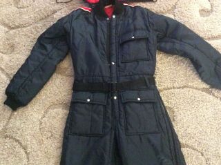 VINTAGE MONTGOMERY WARDS WESTERN FIELD SNOWMOBILE SUIT SIZE SMALL 2