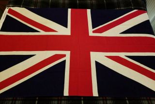 Vintage British Union Jack Flag Dettra Flag Company 3 