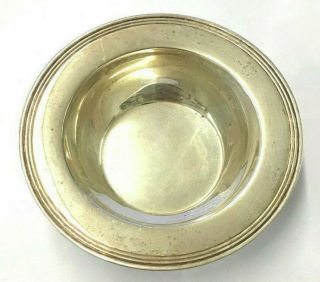 Authentic Vintage Tiffany & Co Sterling Silver Small 3.  25 " Bowl/dish,  1.  59 Ozt