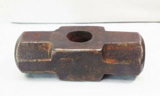 Vtg Warren Tools No.  113 7 Lb 7 Oz Sledge Hammer Maul Head Blacksmith Tool Usa