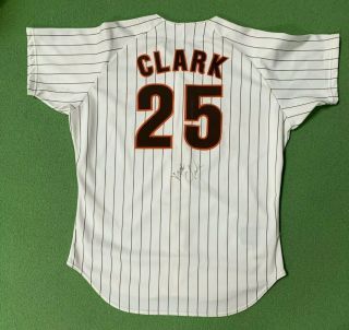 1990 Jack Clark San Diego Padres Game - & Autographed Home Jersey
