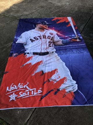 2018 Jose Altuve Houston Astros Game Stadium Banner Minute Maid Park Huge