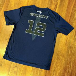 Tom Brady England Patriots Tx3 Cool Xl Jersey T - Shirt Nfl Team Apparel