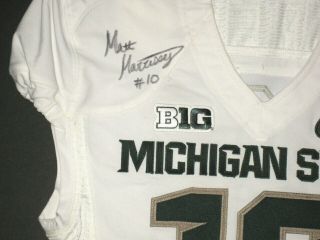 MATT MORRISSEY GAME ISSUED MICHIGAN STATE SPARTANS 2015 COTTON BOWL NIKE JERSEY 3