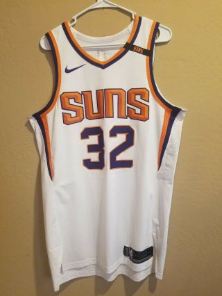 Phoenix Suns Davon Reed Game Worn Nike Jersey 48 Connie Hawkins Patch Mic Pouch