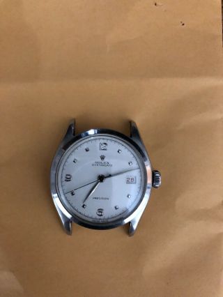 Vintage Rolex Oyster Date Precision Mens Wrist Watch 6094