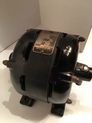 Rare Antique Sprague Electric Of General Electric Co.  1/8 Hp Ac Motor