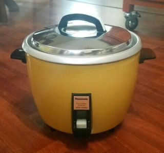 Vintage Panasonic Rice Cooker Mustard Color 2 To 8 Cups