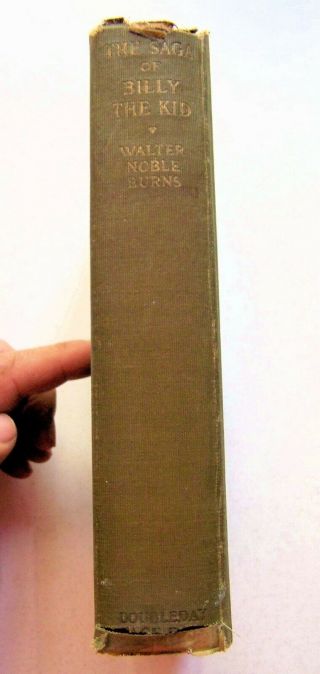 1926 1st Edition The Saga Of Billy The Kid By Walter Noble Burns