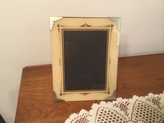Vintage Art Deco Photo Frame,  Holds 5x7 Photo