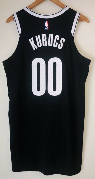 Rodions Kurucs 2019 Brooklyn Nets Game Worn Nba Rookie Jersey (steiner Loa)
