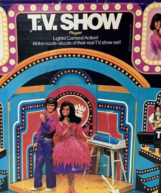 Vintage Donny And Marie Tv Studio.  1976.  Groovy