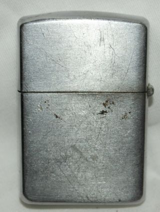 1953 Zippo Lighter Chrome Over Steel Applied Gold Snap On Tools Emblem 2