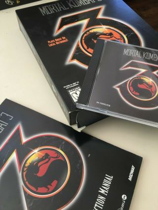 Mortal Kombat 3 Big Box Pc Dos 1995 Cd - Rom - Vintage,  Rare