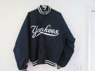 2002 York Yankees Team Issued York Yankees Jacket Size Medium