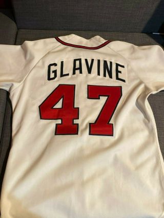 1993 Tom Glavine - Game Worn - Atlanta Braves White Home Jersey - 