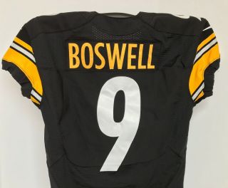 Chris Boswell 2016 Game Worn Pittsburgh Steelers Jersey 2