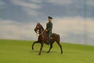 Vintage Britains Lead Toy Soldier - Us Cavalry 229 Mounted Horse Rider Figure B
