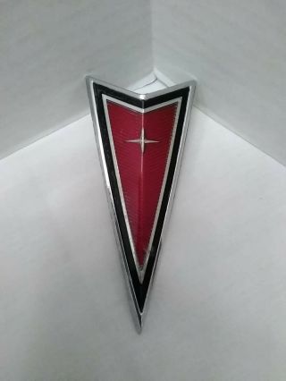 Vintage Pontiac Hood Ornament Emblem