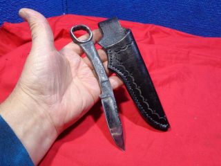 Vintage Hand Forged Knife From An Old Wrench
