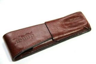 Vintage Leather Pen Pouch/case For Three Fountain Or Ballpoint Pens
