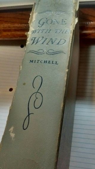 1936 Gone With The Wind Hardback Book - Margaret Mitchell - First Edition??