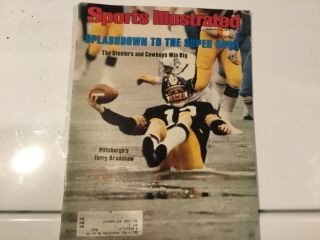 Sports Illustrated - Terry Bradshaw,  Pittsburgh Steelers - Jan 15,  1979