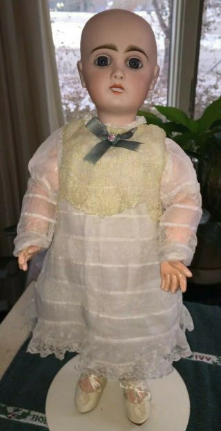 Antique French Tete Jumeau Bisque Doll Size 6 Circa 1890’s 16” Tall 3