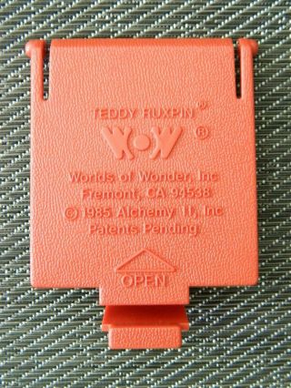 Vintage 1985 Teddy Ruxpin Doll Replacement Battery Compartment Cover