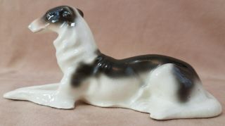 Vintage Erphila Borzio Russian Wolfhound Figurine Germany 5.  5 "