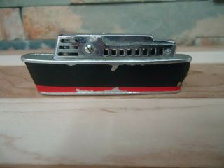 Vintage Sarome Cruiser Ship Lighter - Black And Red - Boating - Tobacco - Nautical