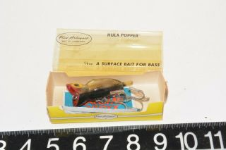 Old Early Fred Arbogast Hula Popper Crank Bait Colors Ohio Made 1 C