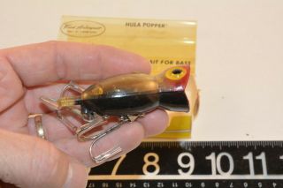 old early fred arbogast hula popper crank bait colors ohio made 1 C 3
