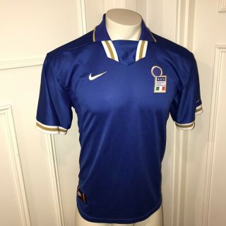 Rare Vtg 90s Nike Premier Italy National Team Soccer Jersey Mens Large World Cup