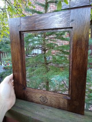 Stickley Style Mission Oak Picture Frame 8x10 Arts and Crafts 3