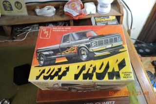 Amt Ford Tuff Truck Flame Decals Model Kit T - 413 Un Built W/box