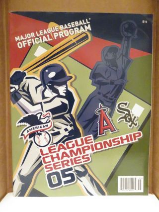 2005 American League Championship Series Program (angels Vs.  White Sox)