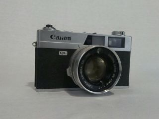 Vintage Canon Canonet Ql - 17 35mm Rangefinder Film Camera / From Japan With Case