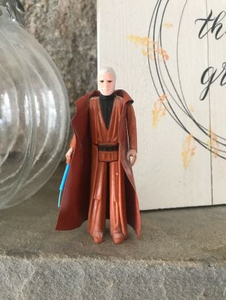Vintage 1978 Kenner Star Wars Ben Obi Wan Kenobi With Light Saber And Cape