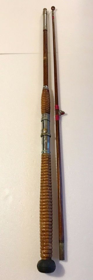 Extremely Rare Collector H J Frost Tackle Nyc 5’ 6” Surf/boat/pier Rod